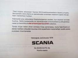 Scania DS 14 Industrimotorer instruktionsbok- Industrial engines operating manual- Industriemotoren Betriebsanleitung - Industriemotoren instruktie boek - Moteurs