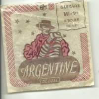 Argentine de Luxe MI- kitaran  kieli  käytetty   tuotepakkaus