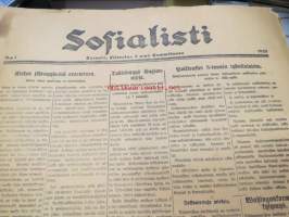 Sosialisti 1923 -lehden vuosikerta