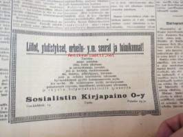 Sosialisti 1923 -lehden vuosikerta