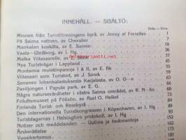 Tursitföreningen i Finland Årsbok 1910 Suomen Matkailijayhdistys Vuosikirja
