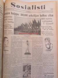 Sosialisti lehden puolivuosikerta 1931 1. heinäkuun-31. joulukuuta