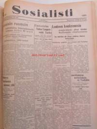 Sosialisti lehden puolivuosikerta 1931 1. heinäkuun-31. joulukuuta