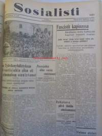 Sosialisti lehden puolivuosikerta 1931 1. heinäkuun-31. joulukuuta