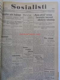 Sosialisti lehden puolivuosikerta 1931 1. heinäkuun-31. joulukuuta