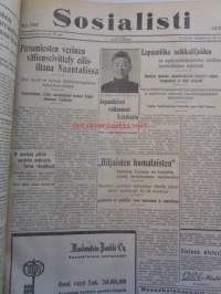 Sosialisti lehden puolivuosikerta 1931 1. heinäkuun-31. joulukuuta