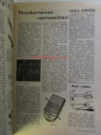 Harrastelija 1948 nr 9, sis. mm. Kuukauden malliauto Alfa Romeo Super Sport, Opettelemme laskemaan nomogrammin avulla, Yleisaaltokela, Amatööriaseman antenni, ym.