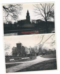 Turun nähtävyyksiä   vanha mv - valokuva 13x18 cm 2 kpl