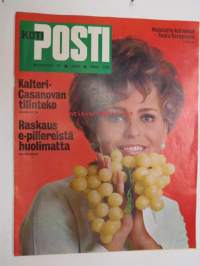 Koti-Posti 1969 nr 21, sis. mm. seur. artikkelit / kuvat / mainokset; Ritva Holmin (Vähä-Heikkilä) tarina - naimisiin halvaantumisesta huolimatta, Helvetin