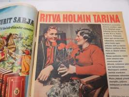 Koti-Posti 1969 nr 21, sis. mm. seur. artikkelit / kuvat / mainokset; Ritva Holmin (Vähä-Heikkilä) tarina - naimisiin halvaantumisesta huolimatta, Helvetin