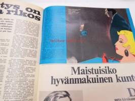 Koti-Posti 1969 nr 21, sis. mm. seur. artikkelit / kuvat / mainokset; Ritva Holmin (Vähä-Heikkilä) tarina - naimisiin halvaantumisesta huolimatta, Helvetin