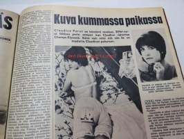 Koti-Posti 1969 nr 21, sis. mm. seur. artikkelit / kuvat / mainokset; Ritva Holmin (Vähä-Heikkilä) tarina - naimisiin halvaantumisesta huolimatta, Helvetin