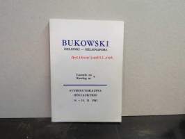 Bukowski Helsinki - Helsingfors syyshuutokaupan luettelo 1981 no. 4