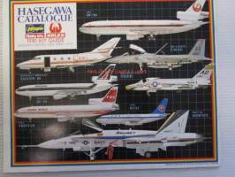 Hasegawa catalogue 1981 - Kit guide -pienoismallikuvasto