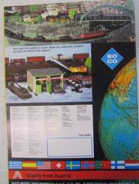 Roco International program 1977 - Modelljärnväger i skala N - HO -HOe - O. -pienoismallikuvasto