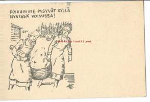 &quot;Poikamme pysyvät kyllä hyvissä voimissa&quot;- kenttäpostikortti kulkenut 1942