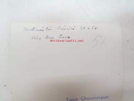 Muotinäytös Hamburger Börsissä 27.9.1957, Miss Ann Cave -valokuva