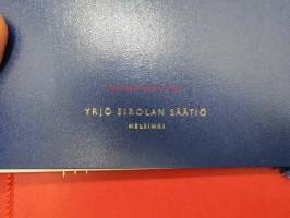 Yrjö Sirolan Säätiö -adressikannet + onnittelulehti Turun Tupakkatyöläisten am. os. 31 ry:lle