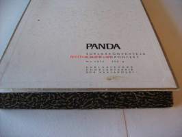 Panda  suklaarasia nr 1275  - tyhjä tuotepakkaus 28x19x3  cm