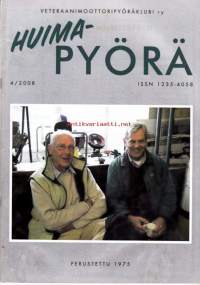 Huimapyörä 4/2008. Veteraanimoottoripyöräklubin jäsenlehti.  Katso sisällysluettelo kuvasta.