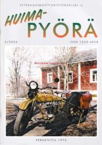 Huimapyörä 3/2006. Veteraanimoottoripyöräklubin jäsenlehti.  Katso sisällysluettelo kuvasta.