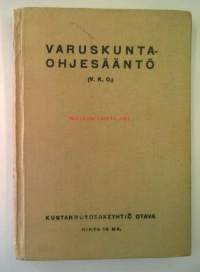 Varuskuntaohjesääntö (V. K. O.)