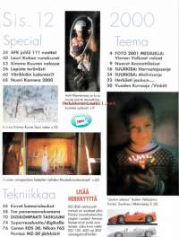 Kameralehti 12/2000.  Katso sisällysluettelo kuvista.
