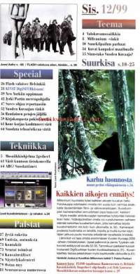 Kameralehti 12/1999.  Katso sisällysluettelo kuvista.