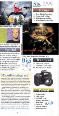 Kameralehti 1/1999.  Katso sisällysluettelo kuvista.