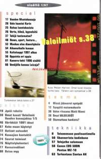 Kameralehti 1/1997.  Katso sisällysluettelo kuvista.