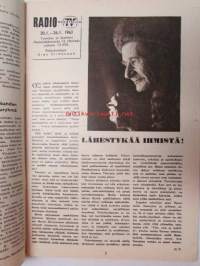 Radiokuuntelija TV 1963 nr 4 - katso kuvista sisältö tarkemmin