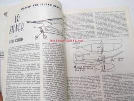Modellistica 1966 Giugno-Luglio -lentokonepienoismallien harrastelehti
