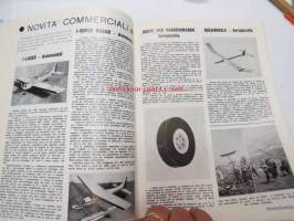 Modellistica 1966 Giugno-Luglio -lentokonepienoismallien harrastelehti