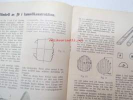 Bygganvisningar för modeller i skala 1/50 av Svenska Flygvapnets Jaktplan J9 -rakennusohjeet lentokoneen pienoismallille