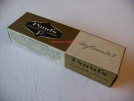 Pond´s fountation cream F/ Day Cream 2   -  tyhjä tuotepakkaus pahvia   14x4x2,5  cm
