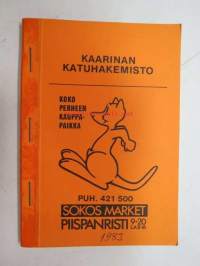 Kaarinan katuhakemisto 1983