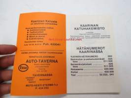 Kaarinan katuhakemisto 1983