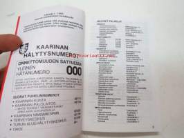 Kaarinan katuhakemisto 1989