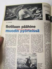 Peitsi 1965 nr 12, sis.mm. seur. artikkelit / kuvat / mainokset; Muhumäen taistelu, Suomen maanpuolustus keskiajalla, Karjalaidän etuvartiona, Jorma Nieminen