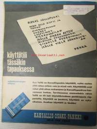 Peitsi 1965 nr 12, sis.mm. seur. artikkelit / kuvat / mainokset; Muhumäen taistelu, Suomen maanpuolustus keskiajalla, Karjalaidän etuvartiona, Jorma Nieminen