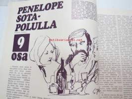 Kauneus ja terveys 1970 nr 7, sis.mm. seur. artikkelit / kuvat / mainokset; Kansikuva Lasse Mårtenson, Hypnoosi ei ole ihmelääke, Fazer Ranskalaisia pastilleja,