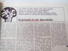 Kauneus ja terveys 1970 nr 7, sis.mm. seur. artikkelit / kuvat / mainokset; Kansikuva Lasse Mårtenson, Hypnoosi ei ole ihmelääke, Fazer Ranskalaisia pastilleja,