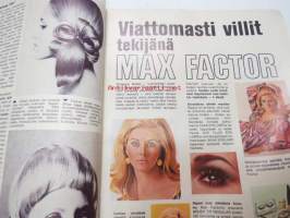 Kauneus ja terveys 1970 nr 7, sis.mm. seur. artikkelit / kuvat / mainokset; Kansikuva Lasse Mårtenson, Hypnoosi ei ole ihmelääke, Fazer Ranskalaisia pastilleja,