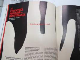 Kauneus ja terveys 1970 nr 7, sis.mm. seur. artikkelit / kuvat / mainokset; Kansikuva Lasse Mårtenson, Hypnoosi ei ole ihmelääke, Fazer Ranskalaisia pastilleja,