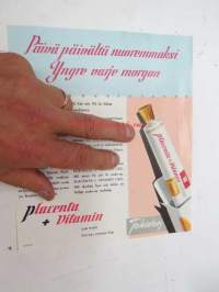 Tokalon Placenta Vitamin Creme - Päivä päivältä nuoremmaksi - Yngre varje morgon -mainos
