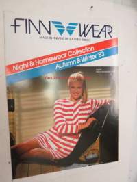 Finnwear Night &amp; Homewear Collection Autumn &amp; Winter 1983 -muotiesite