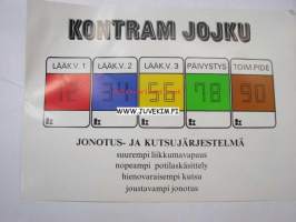 Kontram Jojku jonotus ja kutsujärjestelmä -esite