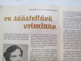 Hyödyllisiä neuvoja ja vihjeitä KHF - Kotitalousfilmin kevätohjelma 1955 -esittelee erilaisia valistusfilmejä