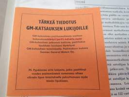 GM Katsaus 1964 nr 2, sis. mm; GM Tutkimuskeskus Detroit, Bochum valmistaa vain Kadettia, Ople Kadett mallisto, Autolautta - autoilijan meritie, Bedford mainio