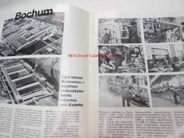 GM Katsaus 1964 nr 2, sis. mm; GM Tutkimuskeskus Detroit, Bochum valmistaa vain Kadettia, Ople Kadett mallisto, Autolautta - autoilijan meritie, Bedford mainio